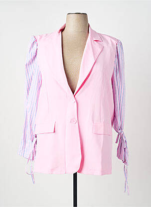 Blazer manches longues rose NEW COLLECTION femme