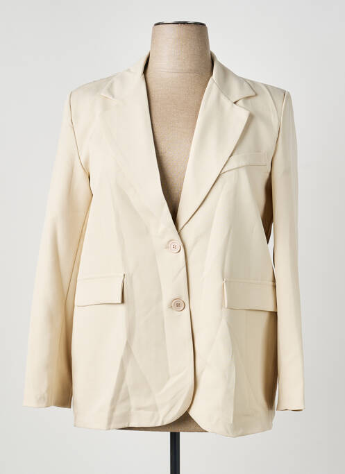 Blazer coupe cintrée beige NEW COLLECTION femme