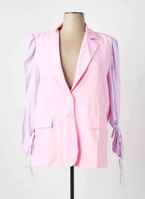Blazer manches longues rose NEW COLLECTION femme