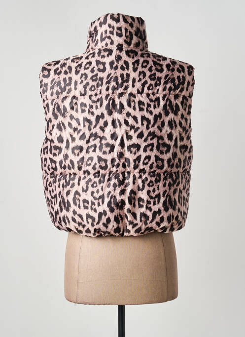 Doudoune fermeture zippée sur le devant sans capuche noir MADE IN ITALY femme