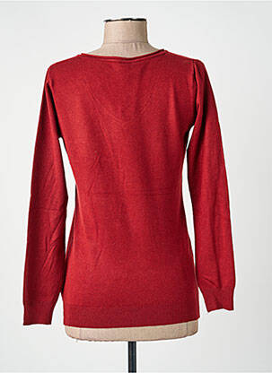 Pull coupe cintrée manches longues marron DIX ONZE (TEN-ELEVEN) femme