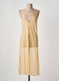 Jupon /fond de robe légère et transparente beige SIYU femme