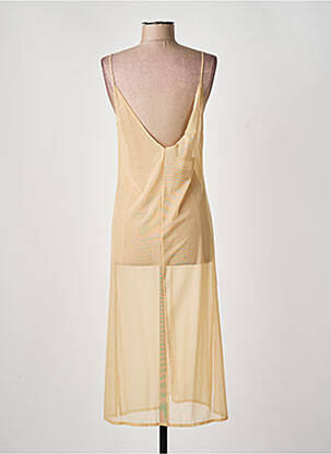 Jupon /fond de robe légère et transparente beige SIYU femme