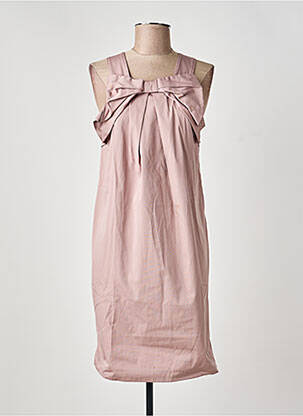 Robe mi-longue sans manche sans manche violet HOSS femme