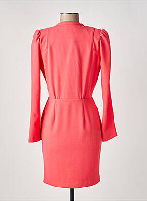 Robe courte manches longues manches longues rose HOSS femme