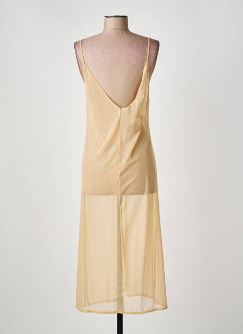 Jupon /fond de robe légère et transparente beige SIYU femme
