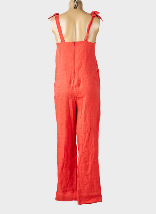 Combi-pantalon poches fines bretelles orange INTROPIA femme