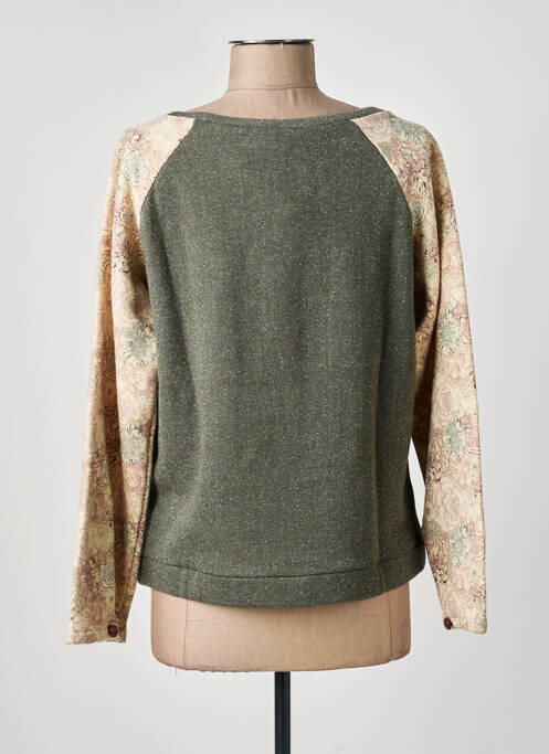 Sweat-shirt vert GAËLLE BARRE femme