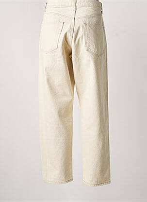 Jean coupe mom poches beige MA'RY'YA femme