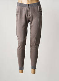 Pantalon slim taille élastique gris CUSTOMMADE femme