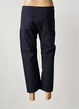 Pantalon 7/8 fermeture zippée sous rabat boutonné bleu SOFIE D'HOORE femme