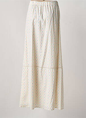 Jupe longue coupe évasée blanc HOSS femme