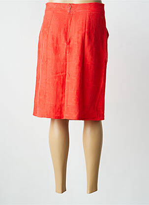 Jupe short coupe droite rouge GAËLLE BARRE femme