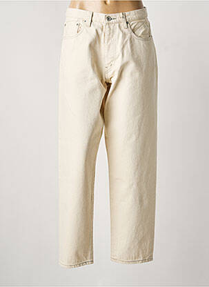 Jean coupe mom poches beige MA'RY'YA femme