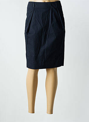 Jupe mi-longue coupe droite bleu SOFIE D'HOORE femme