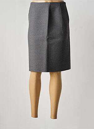 Jupe mi-longue coupe droite gris SOFIE D'HOORE femme