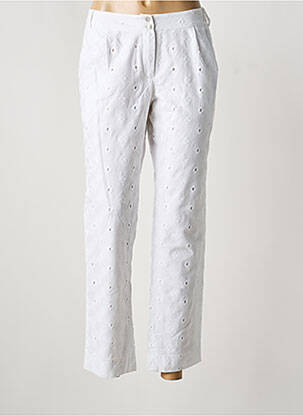 Pantalon slim poches blanc GAËLLE BARRE femme