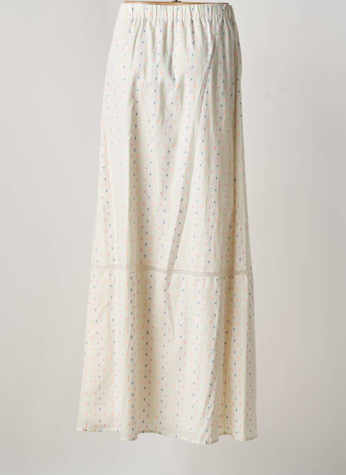 Jupe longue coupe évasée blanc HOSS femme