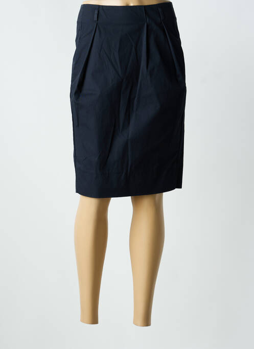 Jupe mi-longue coupe droite bleu SOFIE D'HOORE femme