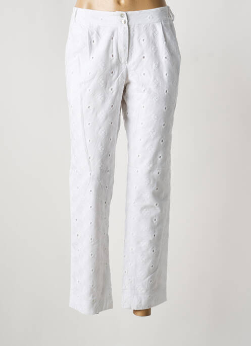 Pantalon slim poches blanc GAËLLE BARRE femme