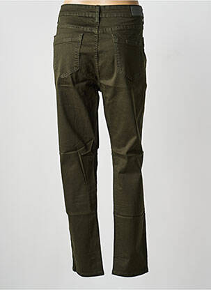 Pantalon droit stretch taille normale vert VOGGO femme