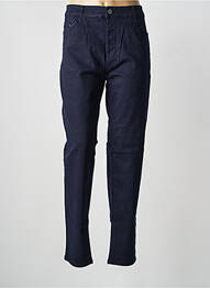 Pantalon droit stretch taille normale bleu VOGGO femme