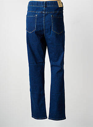 Jeans coupe droite stretch taille normale bleu VOGGO femme