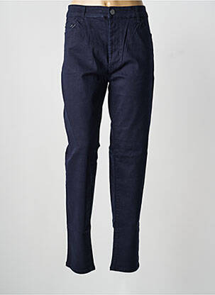 Pantalon droit stretch taille normale bleu VOGGO femme