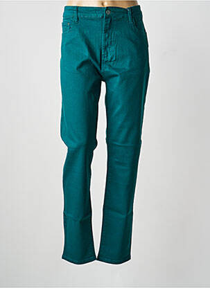 Pantalon droit stretch taille normale vert VOGGO femme