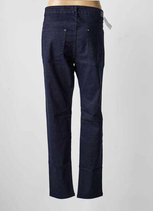 Pantalon droit stretch taille normale bleu VOGGO femme