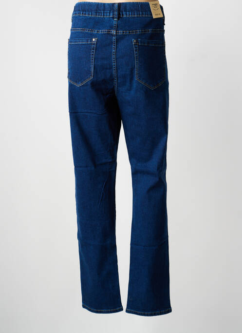 Jeans coupe droite stretch taille normale bleu VOGGO femme