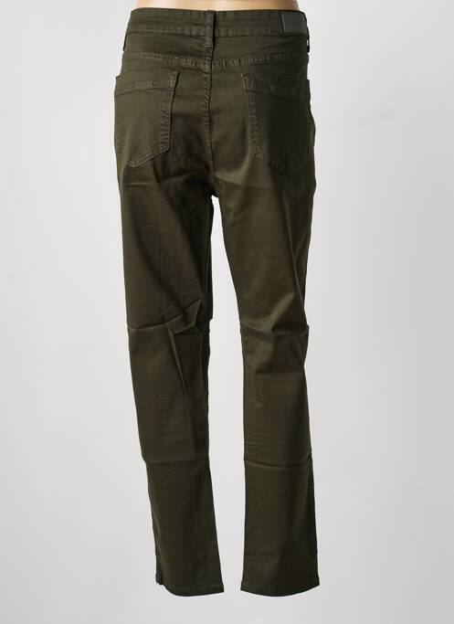 Pantalon droit stretch taille normale vert VOGGO femme