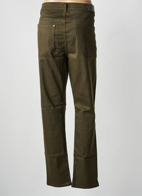 Pantalon droit stretch taille normale vert VOGGO femme