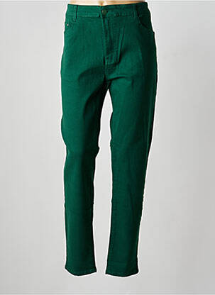 Pantalon droit stretch taille normale vert VOGGO femme