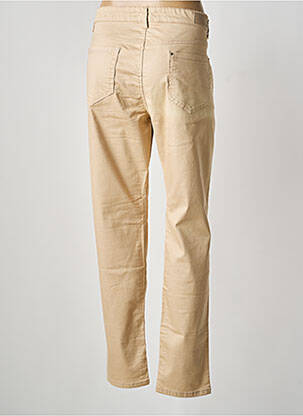 Pantalon droit stretch taille normale beige VOGGO femme