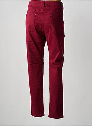 Pantalon droit stretch taille normale violet VOGGO femme