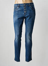 Jeans coupe slim stretch taille normale bleu Q2 femme
