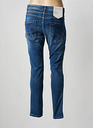 Jeans coupe slim stretch taille normale bleu Q2 femme
