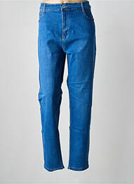 Jeans coupe slim stretch taille normale bleu VOGGO femme