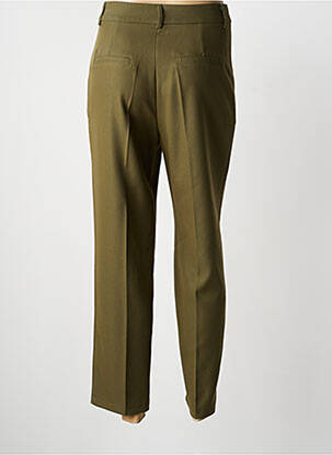 Pantalon droit stretch taille normale vert DROLE DE COPINE femme