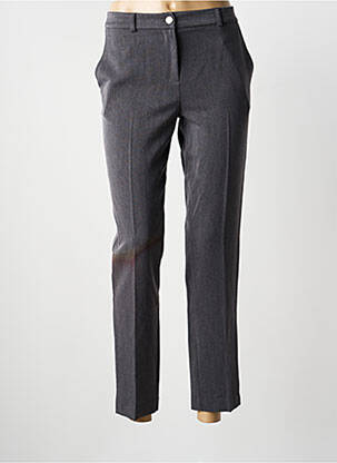 Pantalon 7/8 stretch taille normale gris REVD'ELLE femme