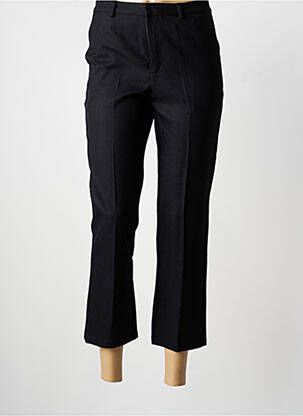 Pantacourt coupe droite taille normale noir SARAH JOHN femme