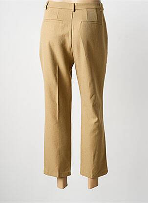 Pantacourt coupe droite taille normale beige SARAH JOHN femme