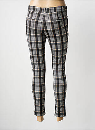 Pantalon 7/8 stretch taille normale gris LAURA JO femme