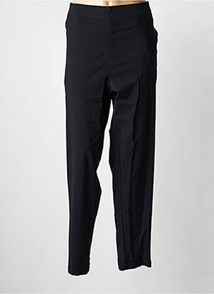 Pantalon droit stretch taille normale noir ACBELLE femme
