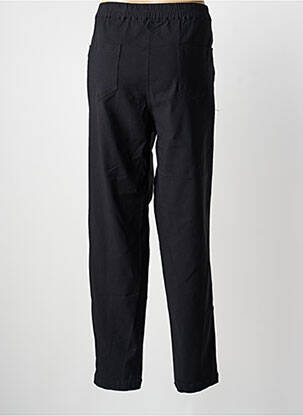 Pantalon droit stretch taille normale noir ACBELLE femme