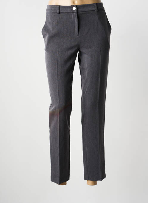 Pantalon 7/8 stretch taille normale gris REVD'ELLE femme