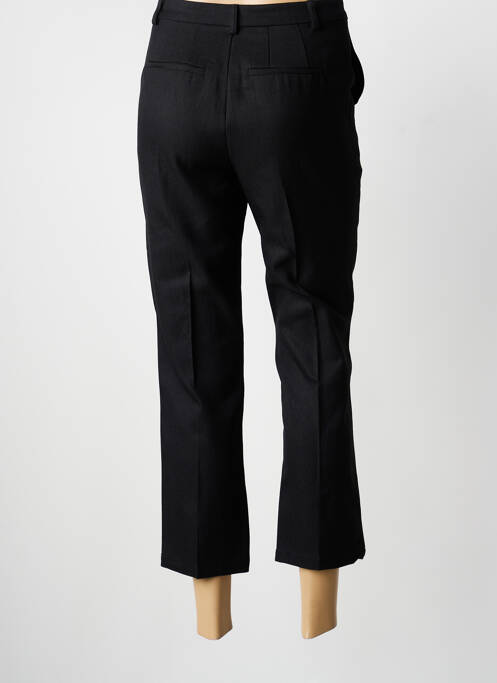 Pantacourt coupe droite taille normale noir SARAH JOHN femme
