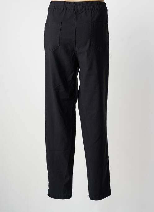 Pantalon droit stretch taille normale noir ACBELLE femme