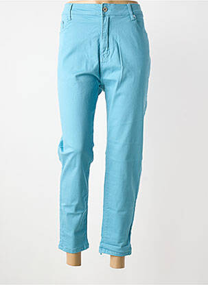 Jeans coupe slim tissage brut taille normale bleu VOGGO femme
